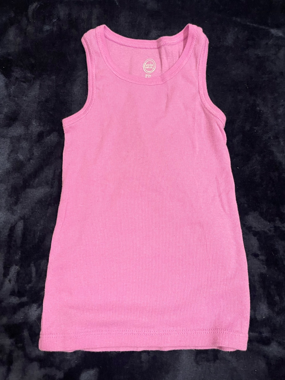 wonder nation Bright Pink Ribbed Tank Dress